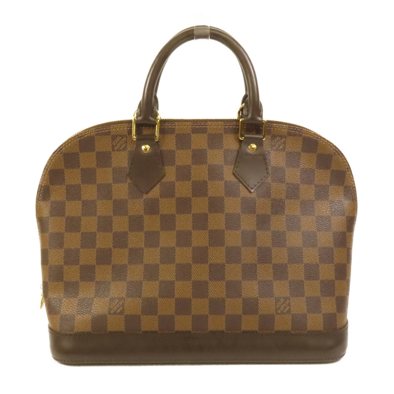 LOUIS VUITTON Damier Alma金扣手挽袋-1