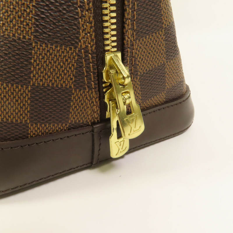 LOUIS VUITTON Damier Alma金扣手挽袋-6