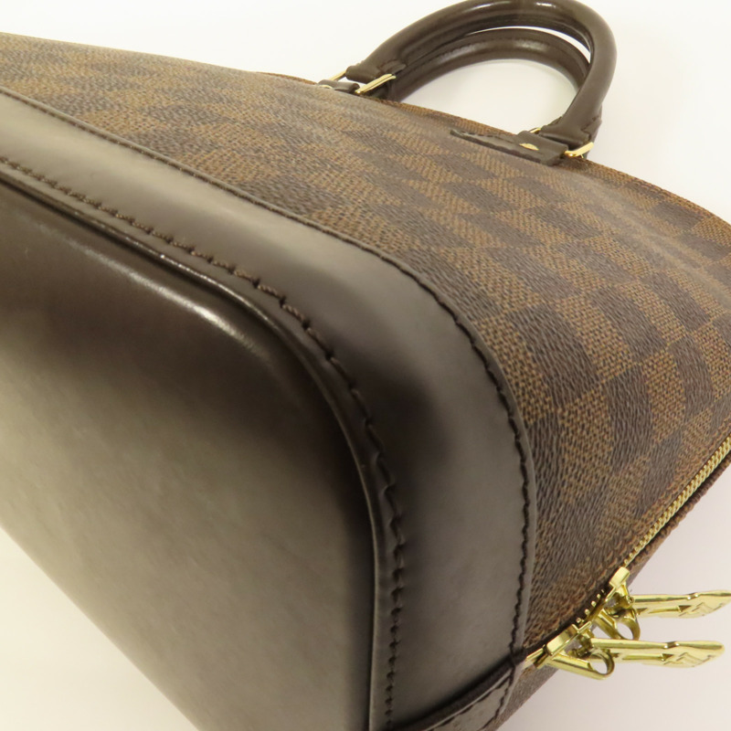 LOUIS VUITTON Damier Alma金扣手挽袋-12