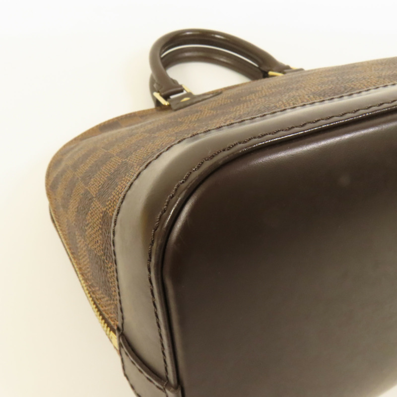 LOUIS VUITTON Damier Alma金扣手挽袋-13