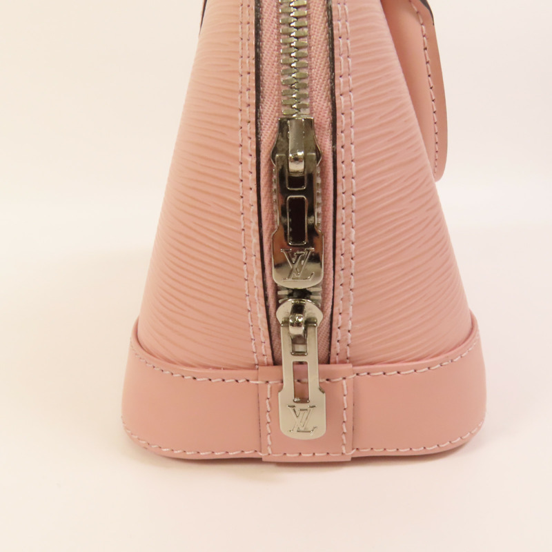 LOUIS VUITTON Epi Alma BB銀扣手挽肩背兩用袋-7