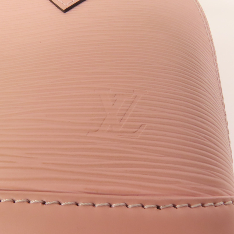 LOUIS VUITTON Epi Alma BB銀扣手挽肩背兩用袋-8