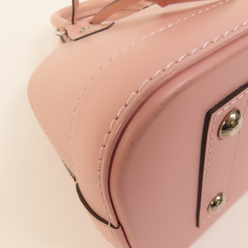 LOUIS VUITTON Epi Alma BB銀扣手挽肩背兩用袋-16