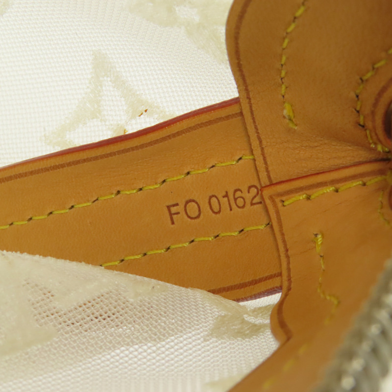LOUIS VUITTON Monogram Transparent Lockit East West銀扣手挽袋-9