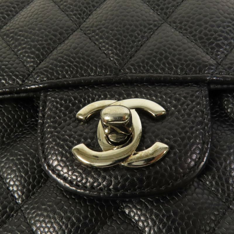 CHANEL 牛皮皮革Classic 23銀扣鏈帶肩背袋-6