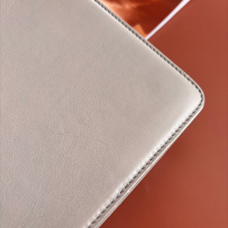 ::CHANEL:: BOY 28 限量款灰色菱格羊皮金釦 金鍊肩背斜背包-35