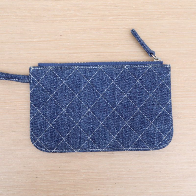 CHANEL 26開銀扣漸變丹寧牛仔托特包肩背包-2