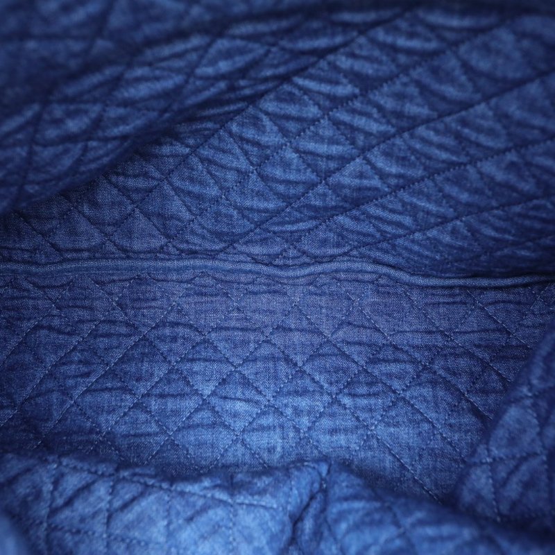 CHANEL 26開銀扣漸變丹寧牛仔托特包肩背包-3