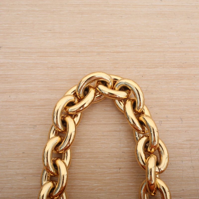 BOTTEGA VENETA CassetteChain粗鏈條26橙色羊皮肩背包-2