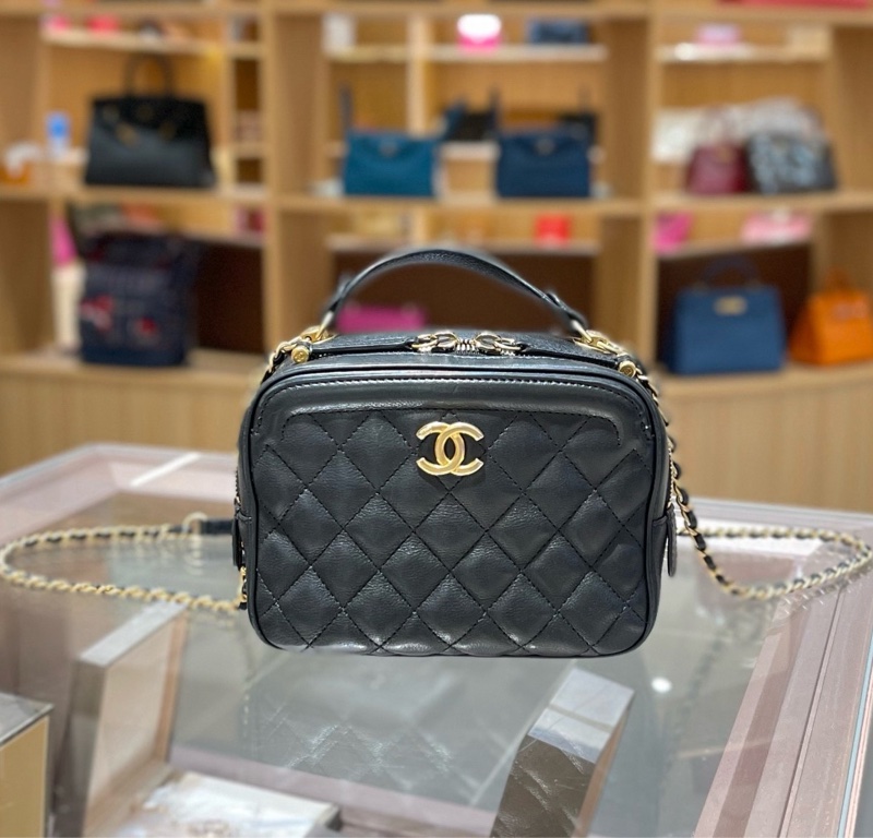 CHANEL香奈儿 vanity黑色小号相机包-1
