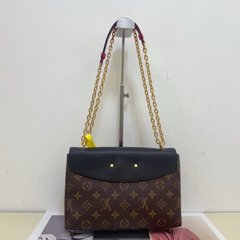 98新LV/路易威登 老花拼色鏈條包-1
