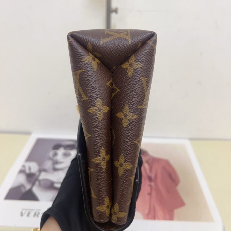 98新LV/路易威登 老花拼色鏈條包-3