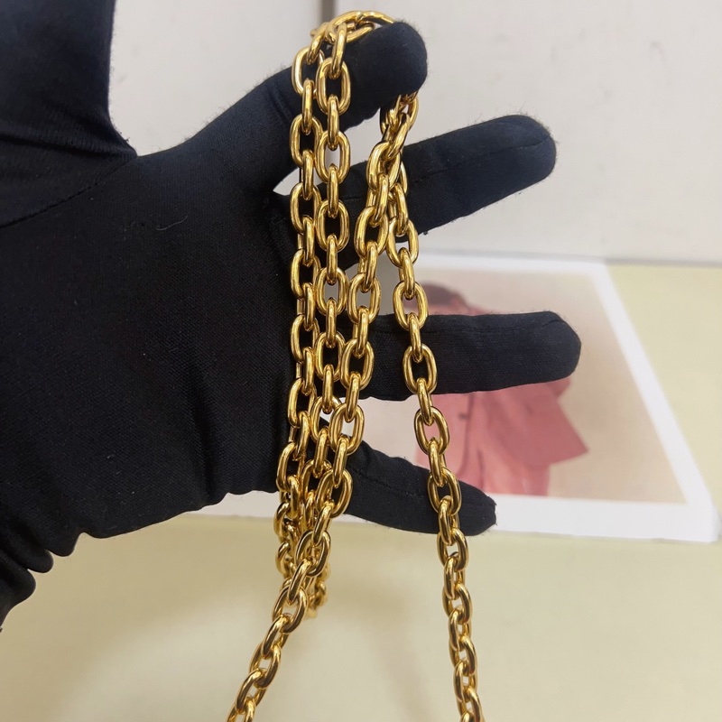 98新LV/路易威登 老花拼色鏈條包-8