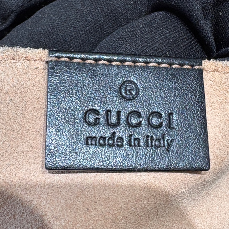 【近全新收藏級】Gucci GG Marmont Jumbi 金鍊肩背包｜黑色小牛皮絎縫設計｜雙背法實用百搭｜高保值經典款-3