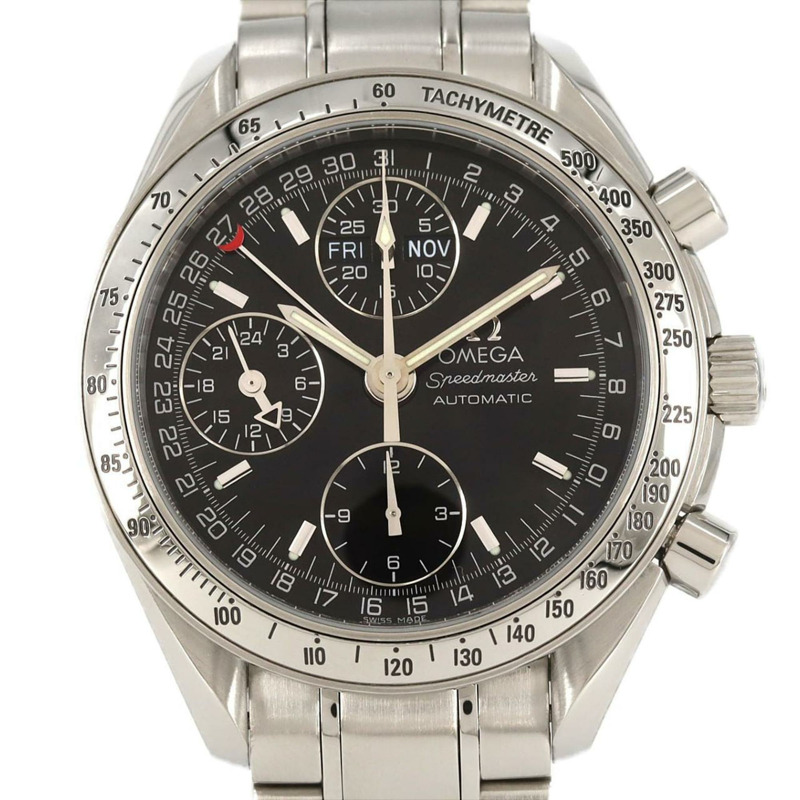 歐米茄超霸系列星期日曆限量版3523.50不鏽鋼自動腕錶-0