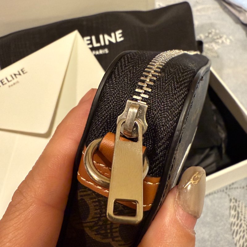 CELINE 印花標誌印花橫式收納袋-3