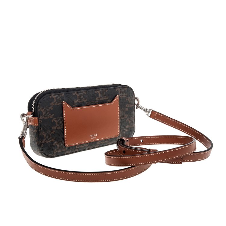 CELINE 印花標誌印花橫式收納袋-7