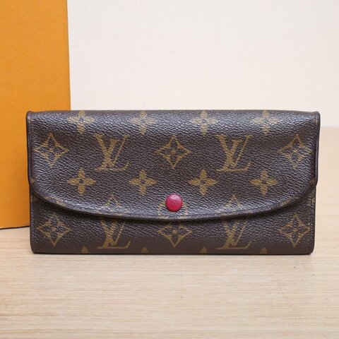 LOUIS VUITTON Emilie豆子錢夾老花PVC2016肩背包