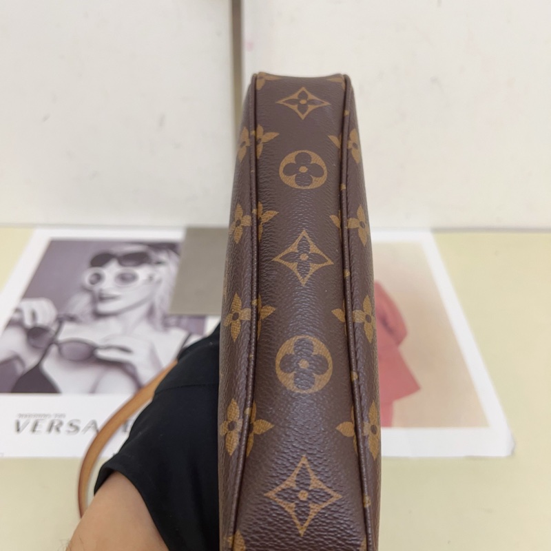 98新lv/路易威登 老花大麻將 手提肩背包-4