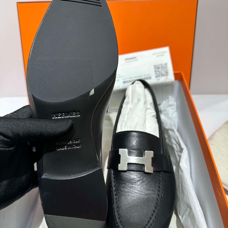 Hermes/愛馬仕 女款Pairs樂福鞋 37碼-2