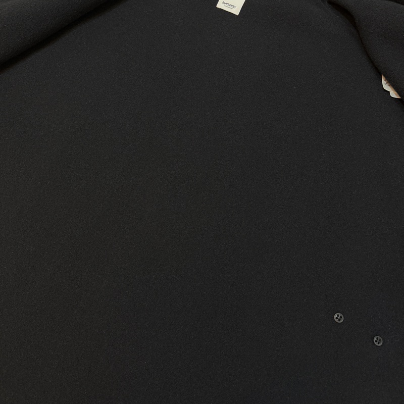 BURBERRY英國雙面格紋披肩斗篷M/L-12