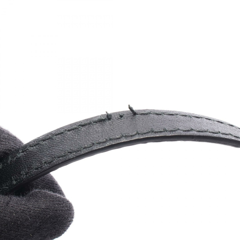 BALENCIAGA 經典金屬邊迷你城市單肩手提包,黑色皮革,二手-4