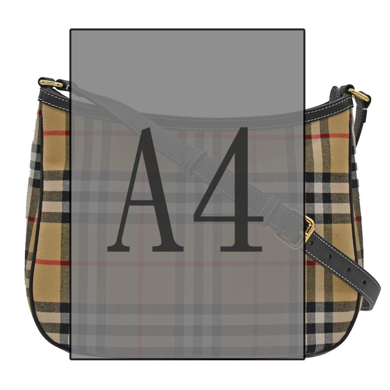 【門市全新現貨】BURBERRY 經典格紋棉布肩背包斜背包(附原廠防塵袋)-4