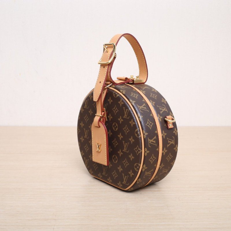 LOUIS VUITTON PETITEBOITECHAPEAU硬圓餅中號17.5老花PVC2019肩背包-2