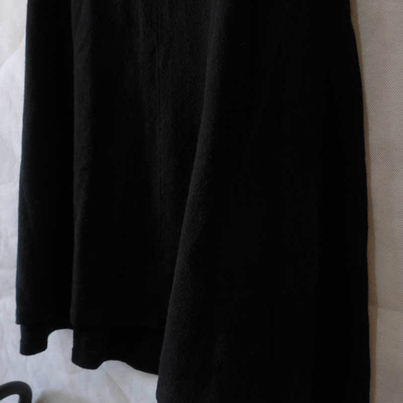 ALENCIAGA黑色羊毛短洋裝-3