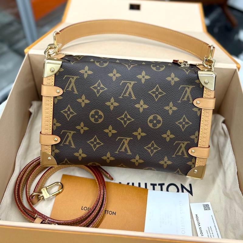 【全新品】 Louis Vuitton路易威登 LV side trunk軟盒子 中號手提肩背斜挎包-1