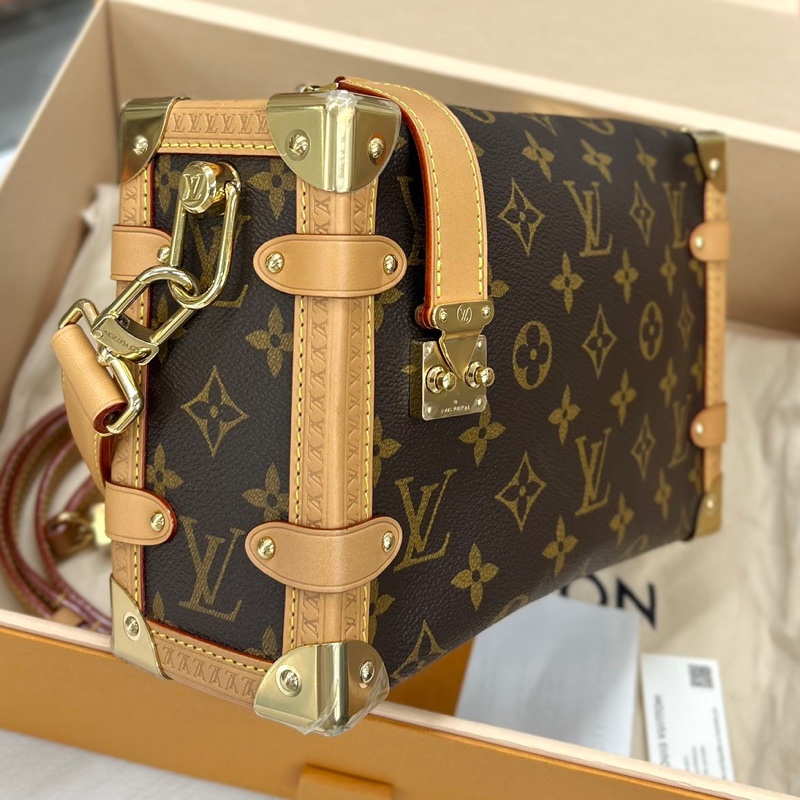 【全新品】 Louis Vuitton路易威登 LV side trunk軟盒子 中號手提肩背斜挎包-2
