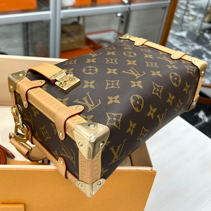 【全新品】 Louis Vuitton路易威登 LV side trunk軟盒子 中號手提肩背斜挎包-5