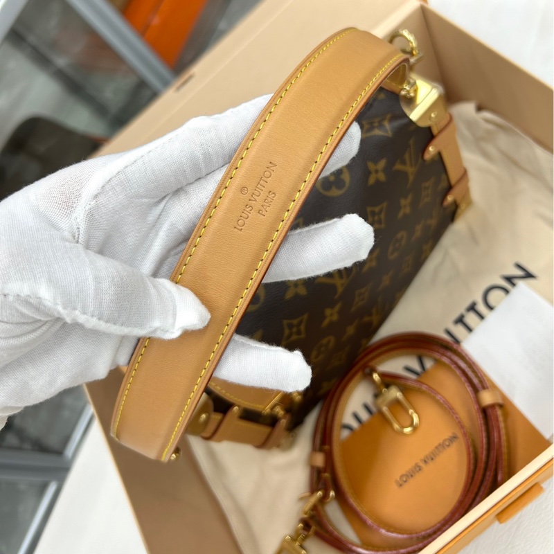 【全新品】 Louis Vuitton路易威登 LV side trunk軟盒子 中號手提肩背斜挎包-7
