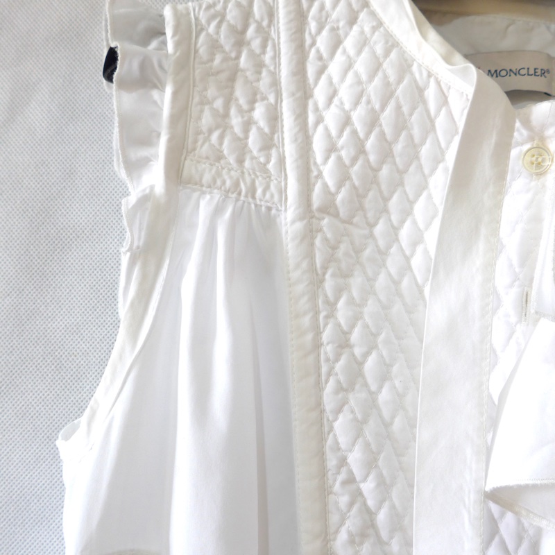 MONCLER白色甜美短洋裝-1