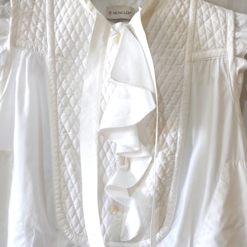 MONCLER白色甜美短洋裝-3