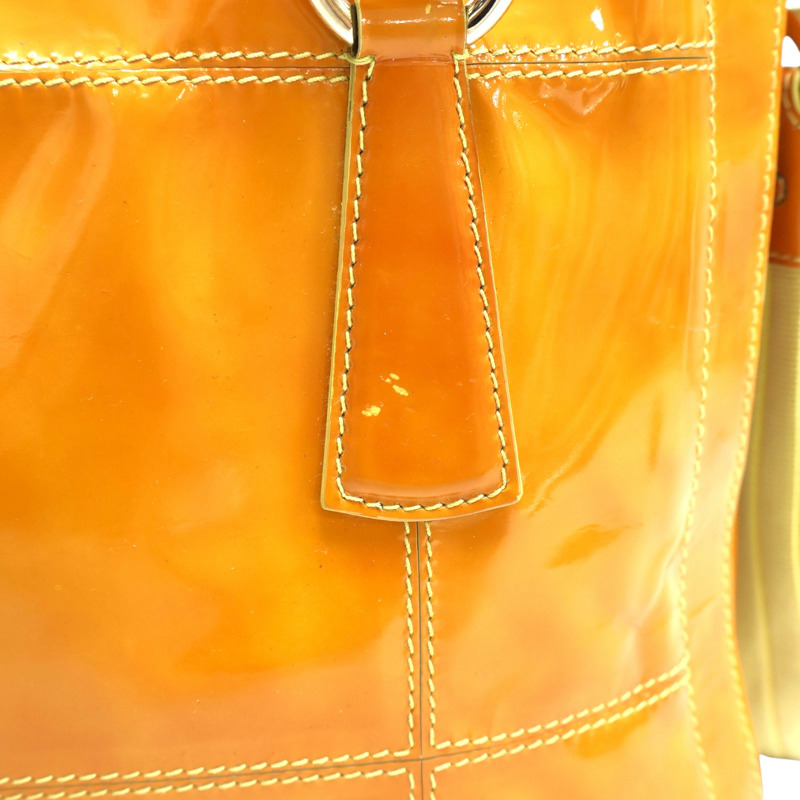 橘色 漆皮 兩用包【Salvatore Ferragamo 費拉格慕】-16