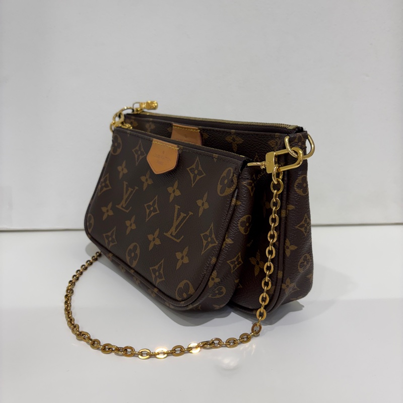 Lv 原花五合一綠背帶-1