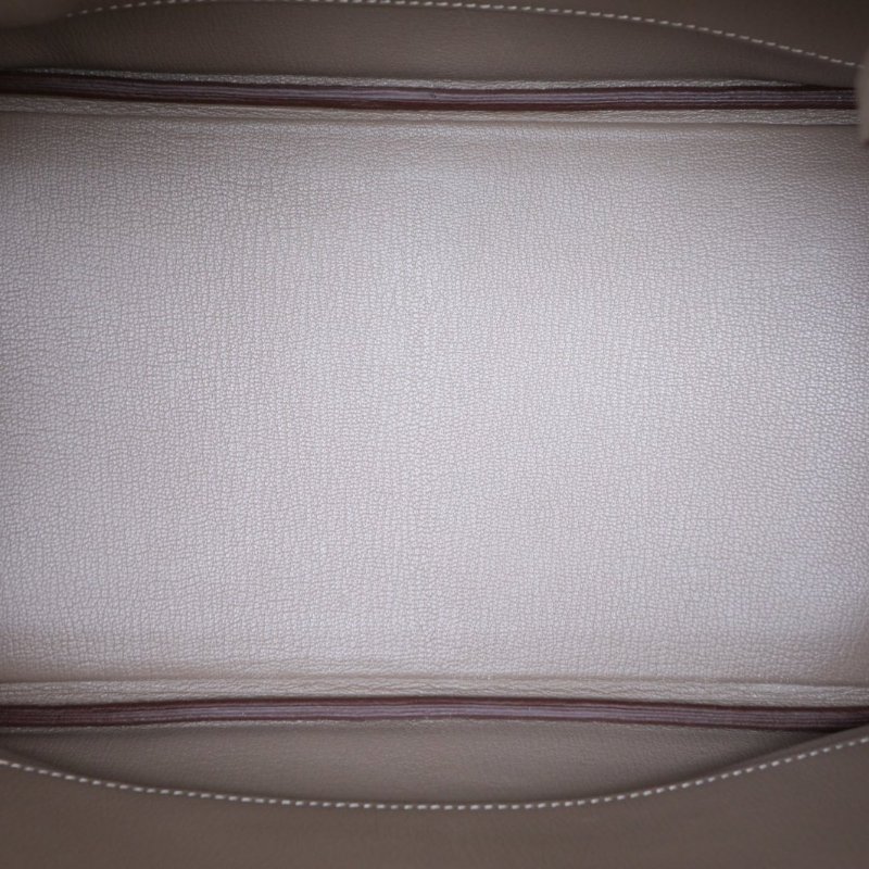 HERMES Birkin3018大象灰Togo皮D刻金扣肩背包-2