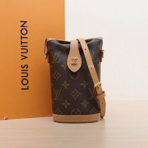 LOUIS VUITTON Foldme薯條包老花PVC晶片肩背包
