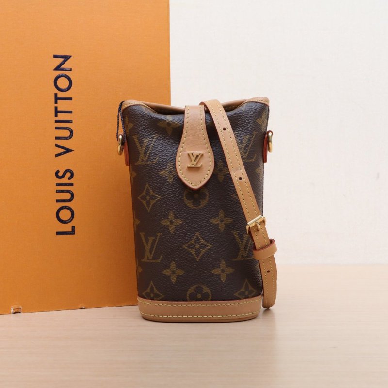 LOUIS VUITTON Foldme薯條包老花PVC晶片肩背包-0