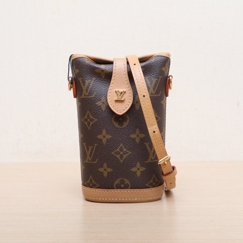 LOUIS VUITTON Foldme薯條包老花PVC晶片肩背包-1