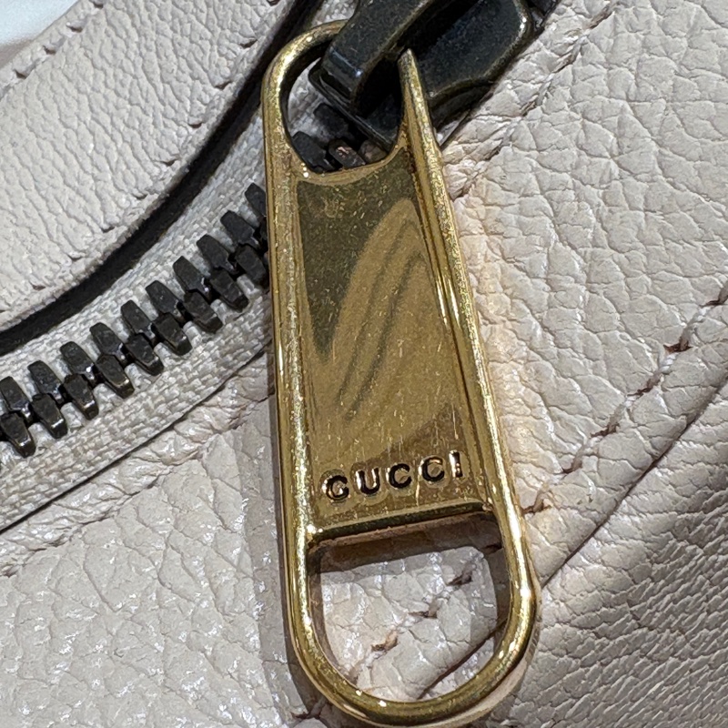 【優雅質感日常首選】Gucci Aphrodite 米白色雙G手提包|復古腋下設計|可肩背斜背|義大利製精品女包-10