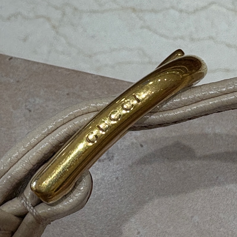 【優雅質感日常首選】Gucci Aphrodite 米白色雙G手提包|復古腋下設計|可肩背斜背|義大利製精品女包-11
