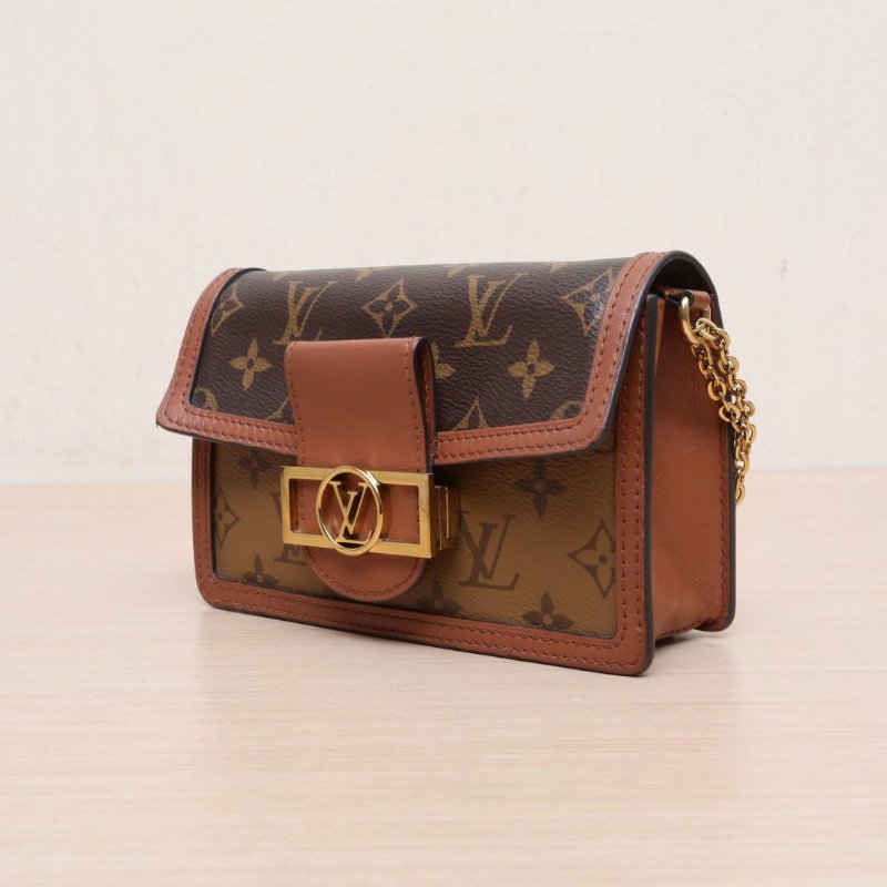 LOUIS VUITTON Dauphine達芙妮WOC拼拼色牛皮/PVC2019肩背包-2