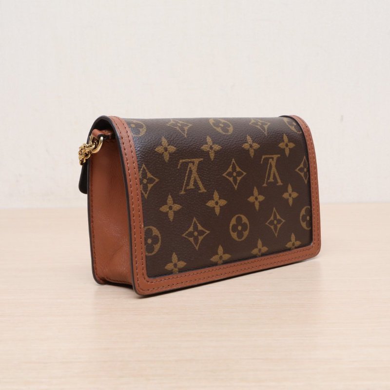 LOUIS VUITTON Dauphine達芙妮WOC拼拼色牛皮/PVC2019肩背包-4