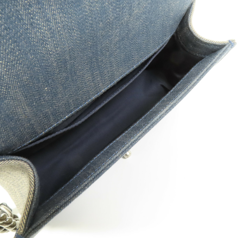 CHANEL Demin Boy 25鏈帶肩背袋-5