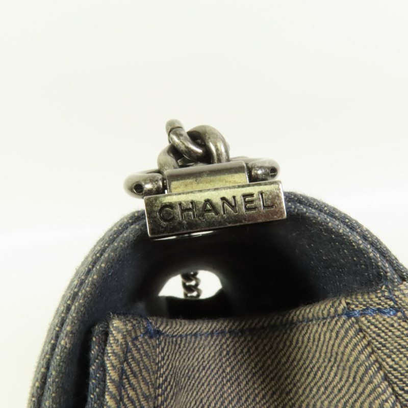 CHANEL Demin Boy 25鏈帶肩背袋-7