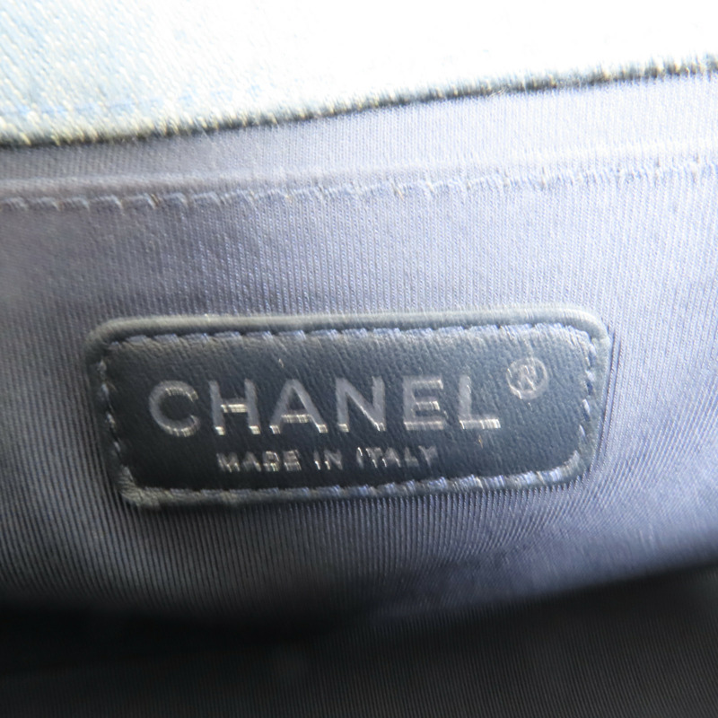 CHANEL Demin Boy 25鏈帶肩背袋-8