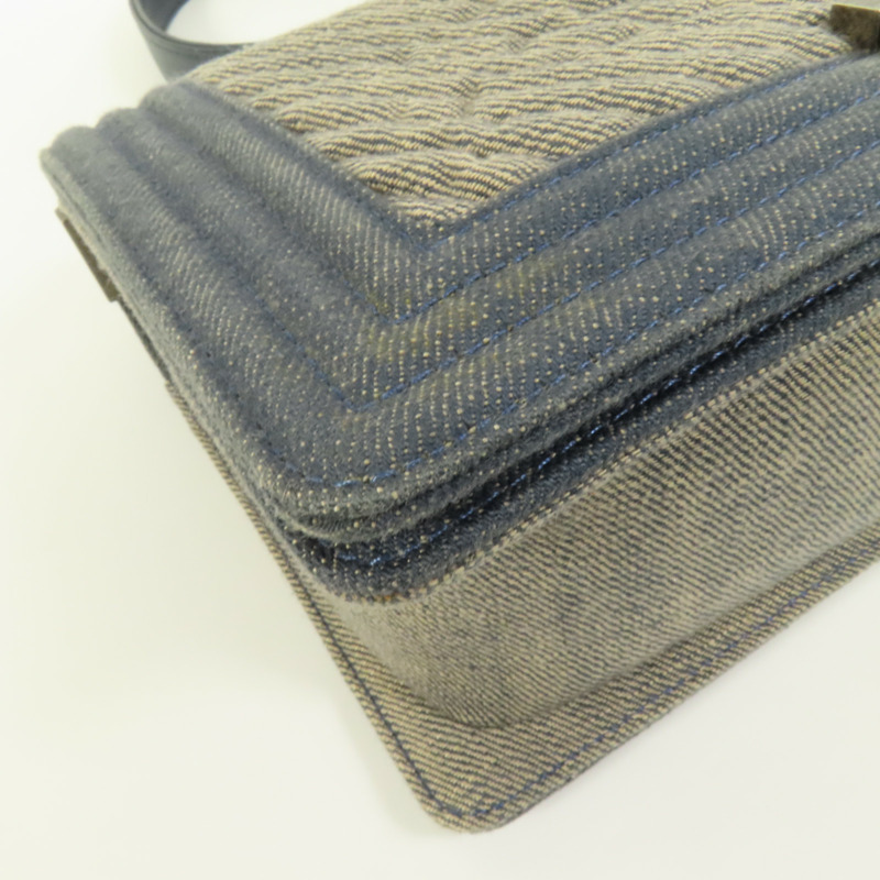 CHANEL Demin Boy 25鏈帶肩背袋-11