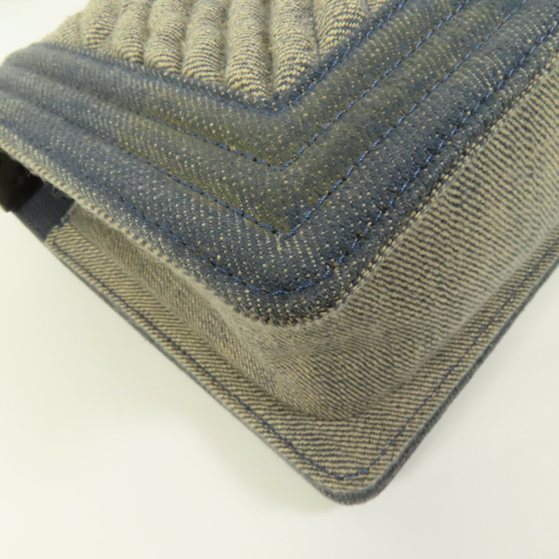 CHANEL Demin Boy 25鏈帶肩背袋-13